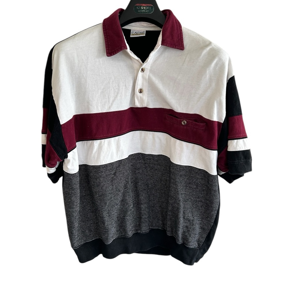 Vintage button up collar Shirt Size L